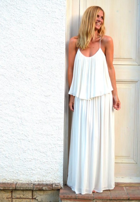 Filippa Lagerback white dress