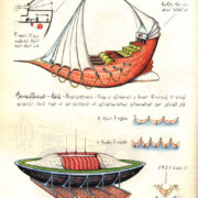 barche e sistemi di navigazione del Codex Seraphinianus